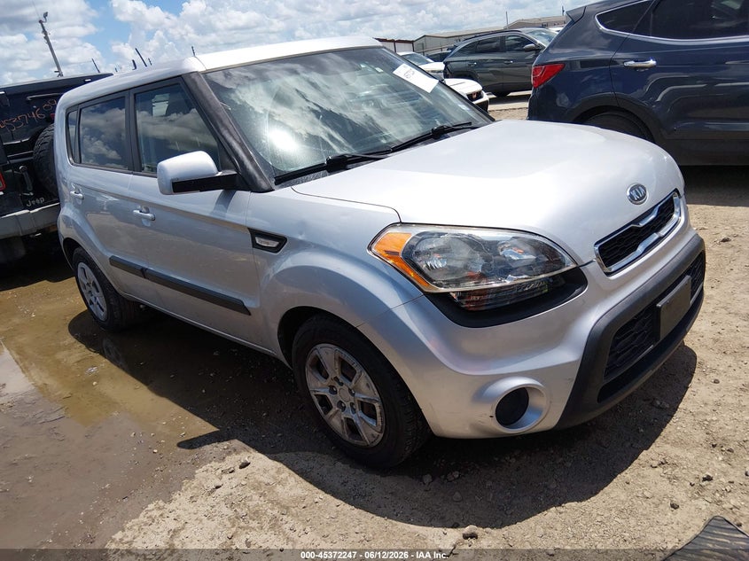 2012 Kia Soul VIN KNDJT2A53C7465630 IAAI salvage auction — NORMAL WEAR, Original (Texas), sold $975 on 2026-07-14 (photo 1)