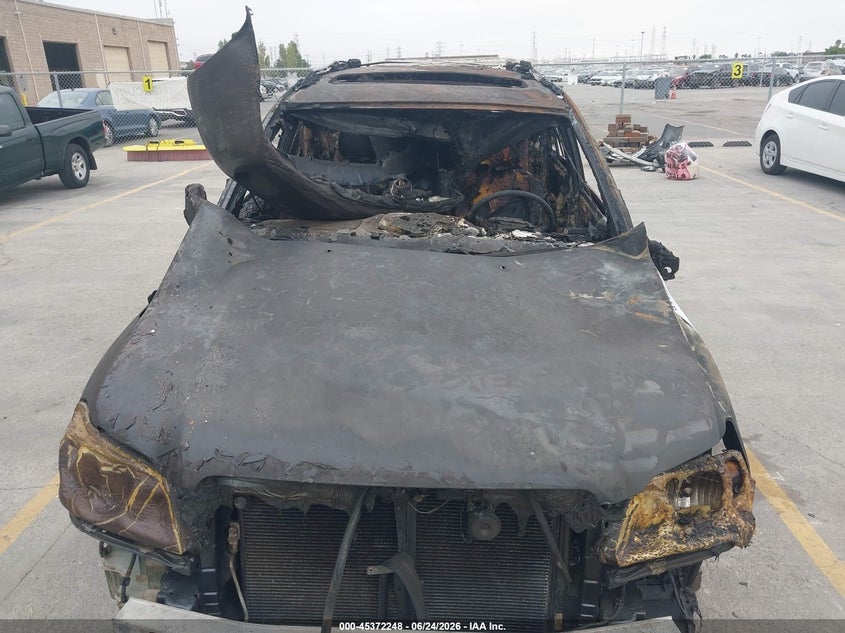 2007 Toyota Highlander VIN JTEDP21A670148790 IAAI salvage auction — BURN, Non-Repairable (California), sold $100 on 2026-07-29 (photo 6)