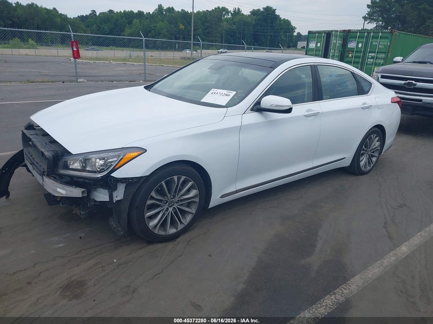 2015 Hyundai Genesis VIN KMHGN4JE2FU049599 IAAI salvage auction — FRONT END, Salvage (Idaho), sold $350 on 2026-07-22 (photo 2)