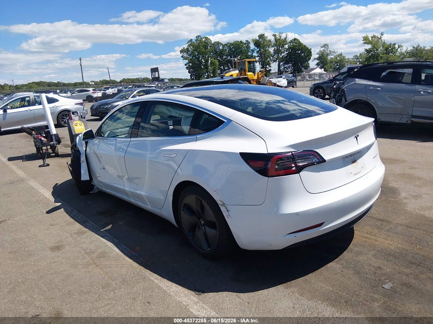 2018 Tesla Model 3 VIN 5YJ3E1EB5JF120832 IAAI salvage auction — LEFT FRONT, Salvage (New Jersey), sold $6,500 on 2026-08-01 (photo 3)