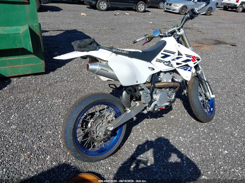 2017 Suzuki Dr-z VIN JS1SK44A3H2100777 IAAI salvage auction — FRONT END, Salvage (South Carolina), sold $1,425 on 2026-07-07 (photo 4)