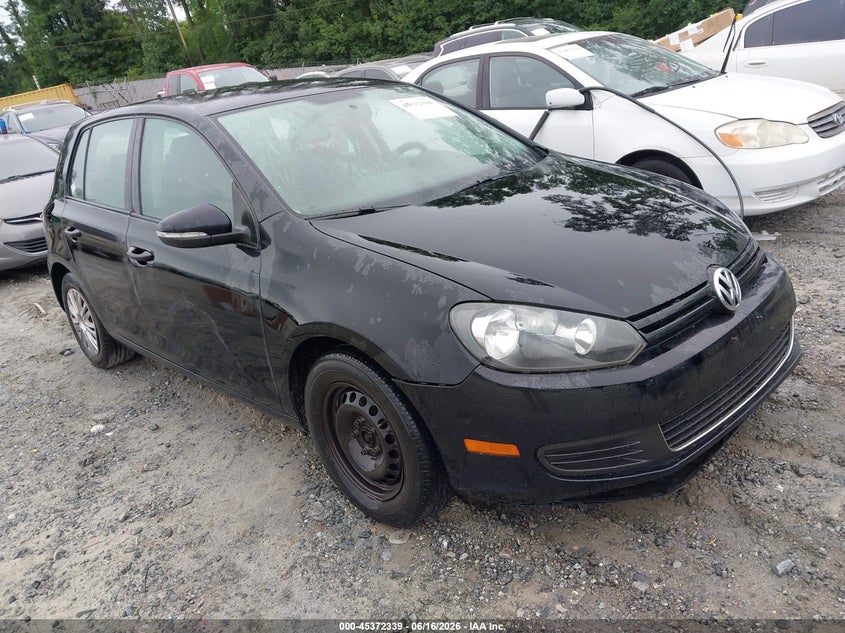 2013 Volkswagen Golf VIN WVWDB7AJ6DW122005 IAAI salvage auction — FRONT END, Repossession Paperwork (Georgia), sold $750 on 2026-07-14 (photo 1)