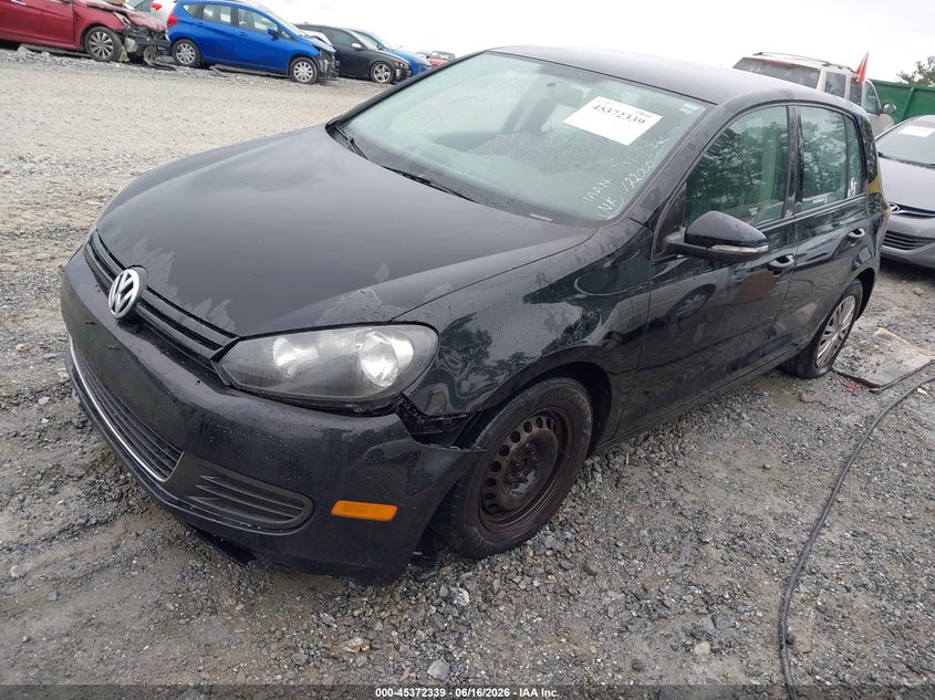 2013 Volkswagen Golf VIN WVWDB7AJ6DW122005 IAAI salvage auction — FRONT END, Repossession Paperwork (Georgia), sold $750 on 2026-07-14 (photo 2)