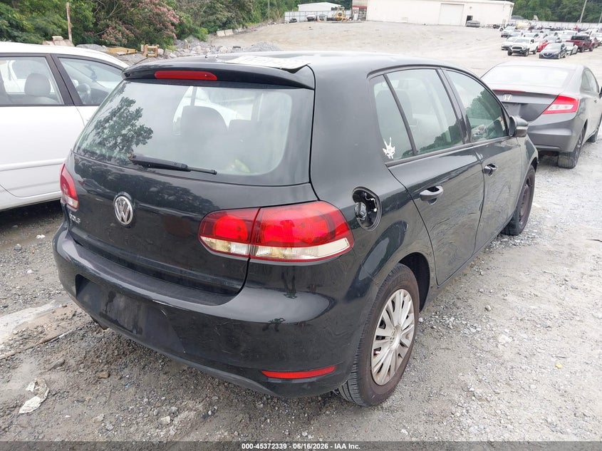 2013 Volkswagen Golf VIN WVWDB7AJ6DW122005 IAAI salvage auction — FRONT END, Repossession Paperwork (Georgia), sold $750 on 2026-07-14 (photo 4)
