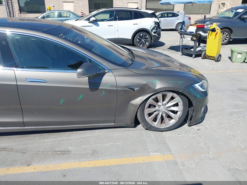 2016 Tesla Model s VIN 5YJSA1E2XGF169363 IAAI salvage auction — RIGHT SIDE, Salvage (California), sold $6,350 on 2026-07-20 (photo 6)