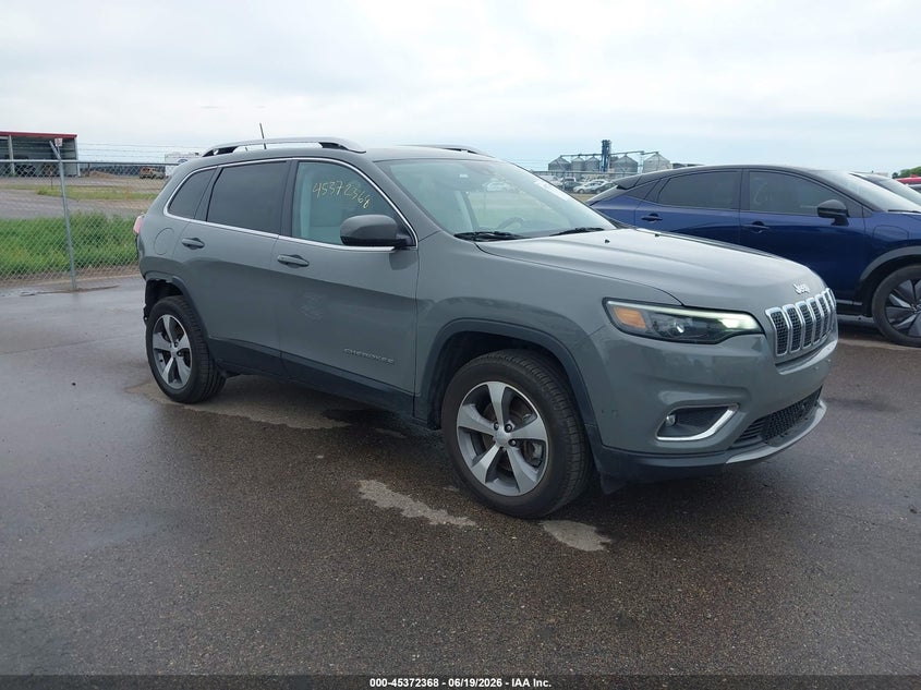 2021 Jeep Cherokee VIN 1C4PJMDX6MD165205 IAAI salvage auction — REAR END, Salvage (Michigan), sold $6,200 on 2026-08-28 (photo 1)
