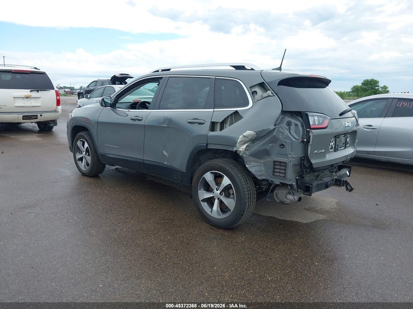 2021 Jeep Cherokee VIN 1C4PJMDX6MD165205 IAAI salvage auction — REAR END, Salvage (Michigan), sold $6,200 on 2026-08-28 (photo 3)