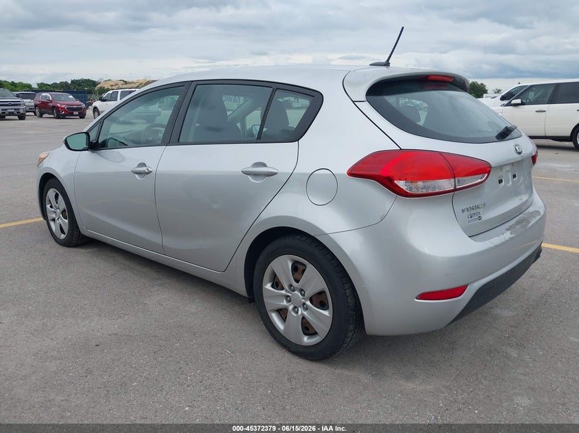 2016 Kia Forte VIN KNAFK5A82G5571781 IAAI salvage auction — NORMAL WEAR, Clear (Texas), sold $1,150 on 2026-07-09 (photo 3)