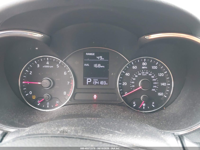 2016 Kia Forte VIN KNAFK5A82G5571781 IAAI salvage auction — NORMAL WEAR, Clear (Texas), sold $1,150 on 2026-07-09 (photo 7)