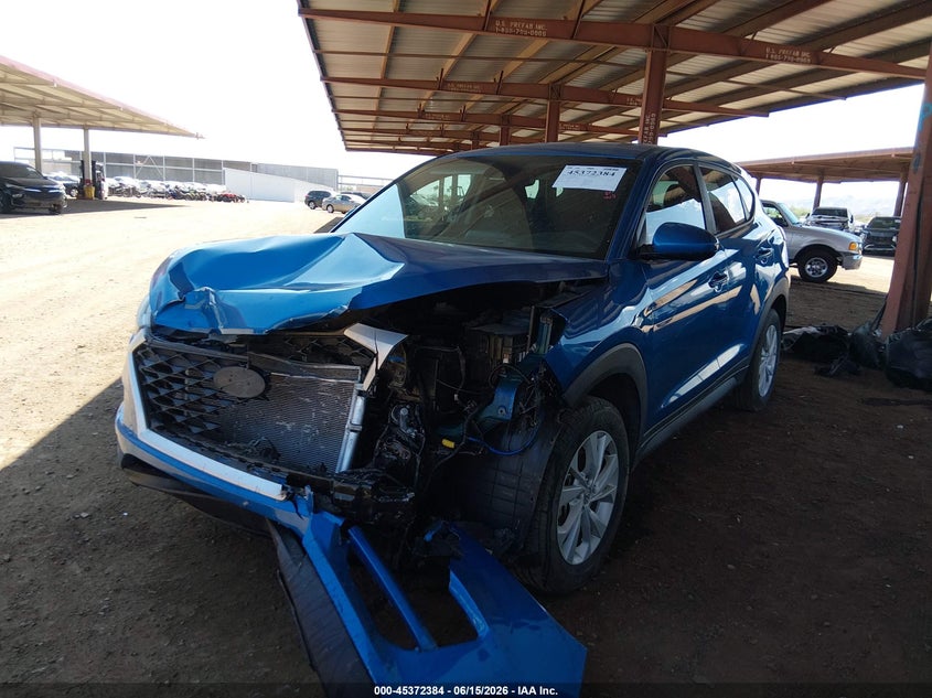 2019 Hyundai Tucson VIN KM8J23A46KU859134 IAAI salvage auction — LEFT FRONT, Salvage Title, sold $25 on 2026-07-28 (photo 2)