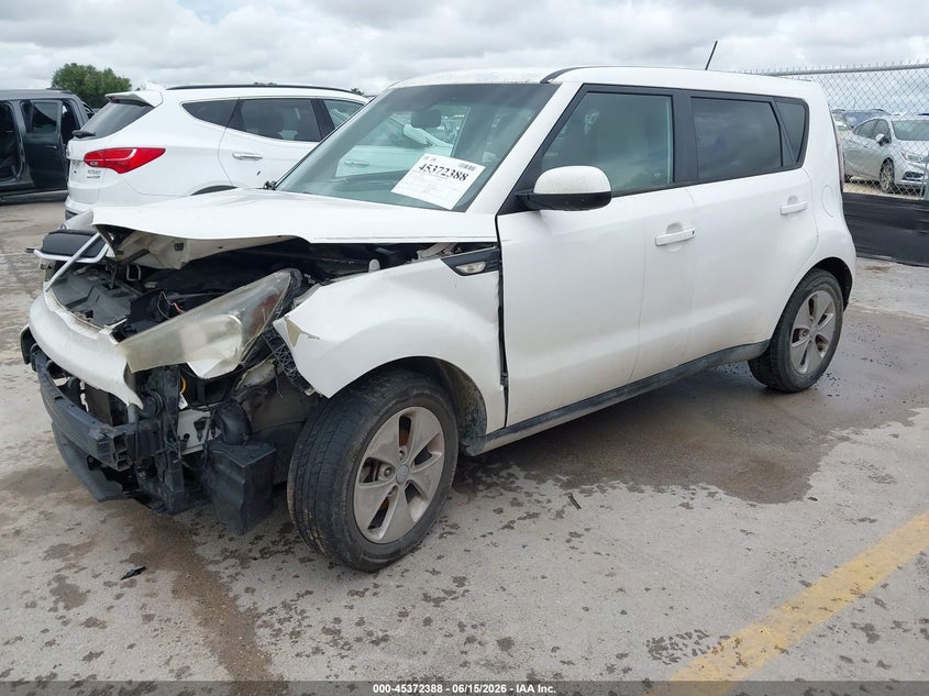 2014 Kia Soul VIN KNDJN2A29E7004242 IAAI salvage auction — FRONT END, Salvage (Texas), sold $650 on 2026-09-05 (photo 2)