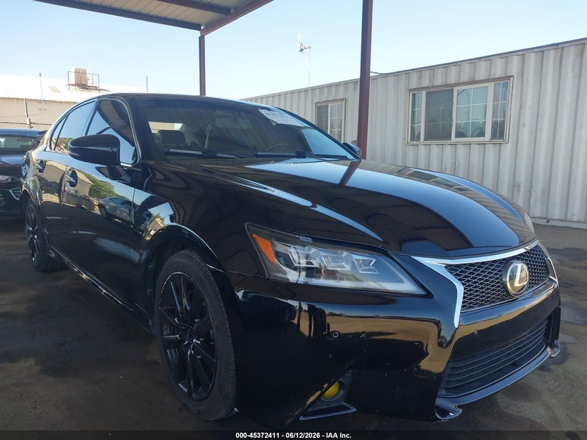 2013 Lexus Gs VIN JTHBE1BL4D5026311 IAAI salvage auction — REAR END, Salvage (California), sold $2,050 on 2026-07-28 (photo 1)