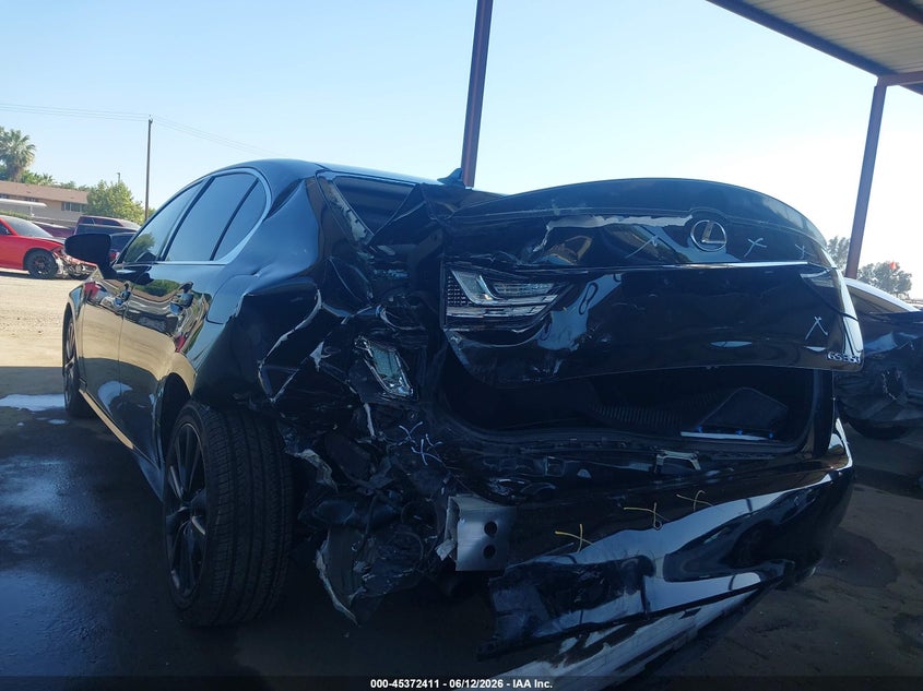 2013 Lexus Gs VIN JTHBE1BL4D5026311 IAAI salvage auction — REAR END, Salvage (California), sold $2,050 on 2026-07-28 (photo 3)
