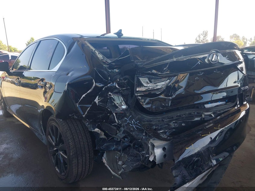 2013 Lexus Gs VIN JTHBE1BL4D5026311 IAAI salvage auction — REAR END, Salvage (California), sold $2,050 on 2026-07-28 (photo 6)