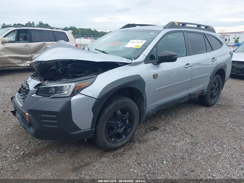 2022 Subaru Outback VIN 4S4BTGUD0N3269770 IAAI salvage auction — FRONT & REAR, Wait Title, sold $3,850 on 2026-09-01 (photo 2)