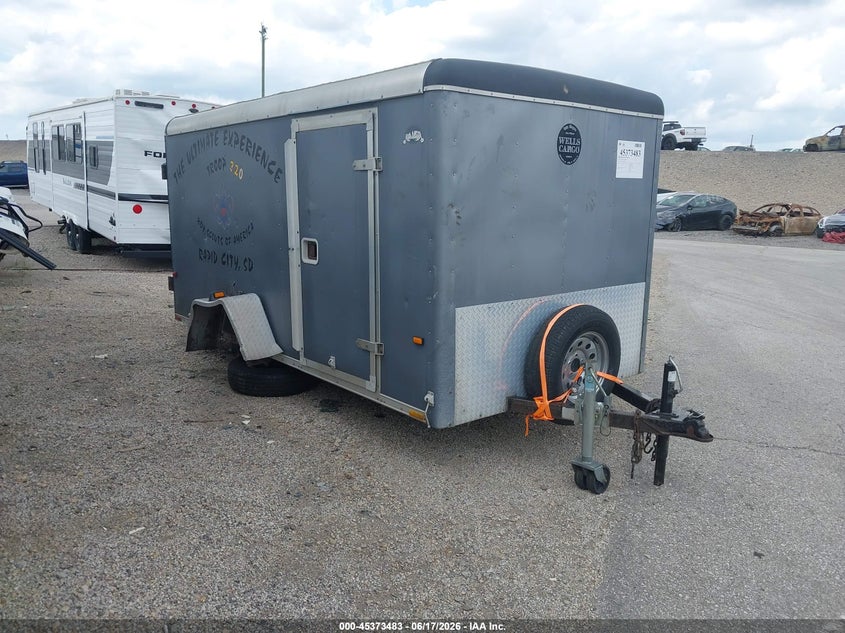 1997 Wells cargo Unknown VIN 1WC200E12V4028860 IAAI salvage auction — SIDE, Clear (North Dakota), sold $175 on 2026-07-22 (photo 1)