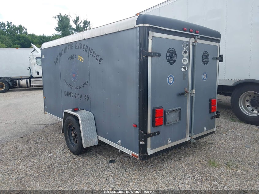 1997 Wells cargo Unknown VIN 1WC200E12V4028860 IAAI salvage auction — SIDE, Clear (North Dakota), sold $175 on 2026-07-22 (photo 3)