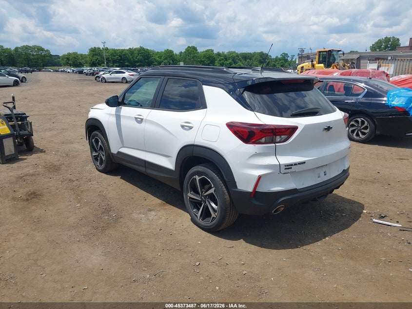 2021 Chevrolet Trailblazer VIN KL79MUSL4MB049364 IAAI salvage auction — FRONT END, Salvage Title, sold $4,550 on 2026-07-22 (photo 3)