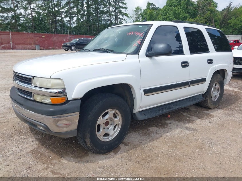 2005 Chevrolet Tahoe VIN 1GNEC13T25R216757 IAAI salvage auction — FRONT END, Original (Texas), sold $1,150 on 2026-07-09 (photo 2)