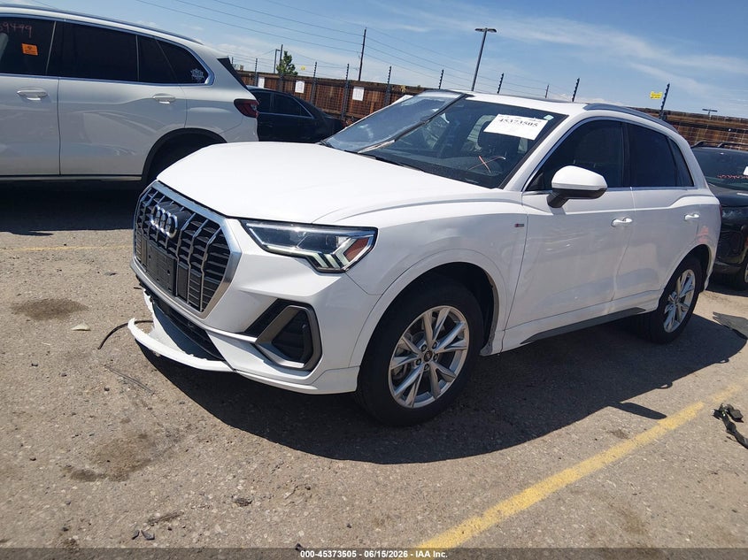 2023 Audi Q3 VIN WA1DECF36P1048509 IAAI salvage auction — RIGHT FRONT, Salvage (Colorado), sold $8,800 on 2026-08-19 (photo 2)