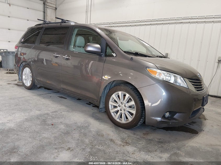 2014 Toyota Sienna VIN 5TDDK3DCXES082163 IAAI salvage auction — NORMAL WEAR, Original (Alaska), sold $8,450 on 2026-07-10 (photo 1)