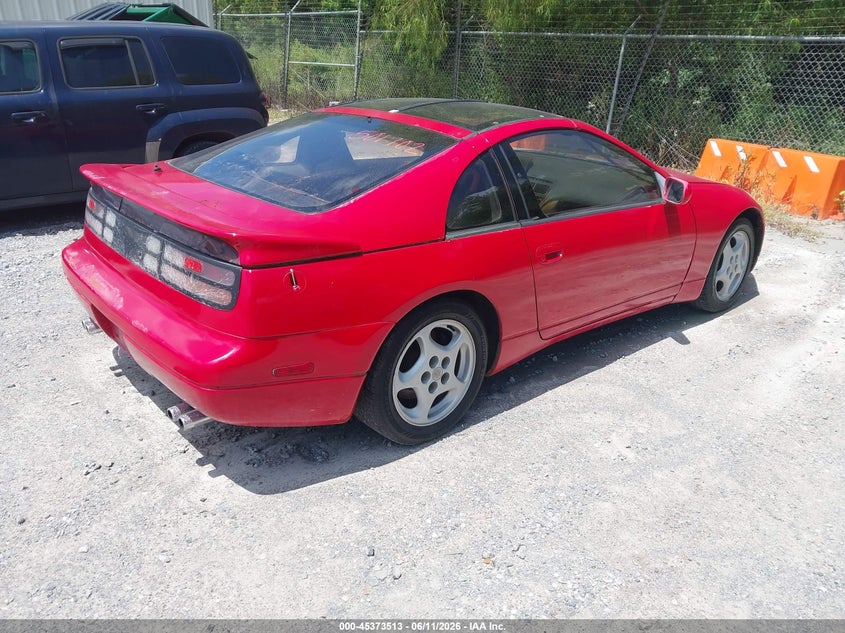 1991 Nissan 300zx VIN JN1RZ24H3MX501702 IAAI salvage auction — NORMAL WEAR, Clear (Alabama), sold $800 on 2026-07-10 (photo 4)