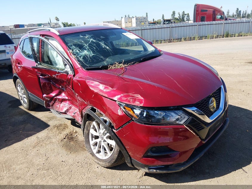 2022 Nissan Rogue VIN JN1BJ1BV9NW346883 IAAI salvage auction — SIDE, Salvage Title, sold $1,050 on 2026-07-28 (photo 1)