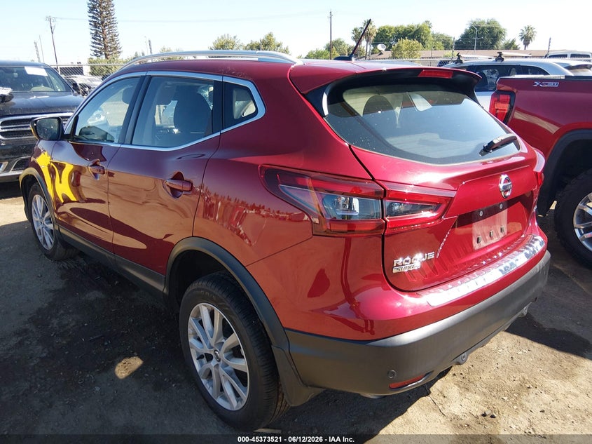 2022 Nissan Rogue VIN JN1BJ1BV9NW346883 IAAI salvage auction — SIDE, Salvage Title, sold $1,050 on 2026-07-28 (photo 3)