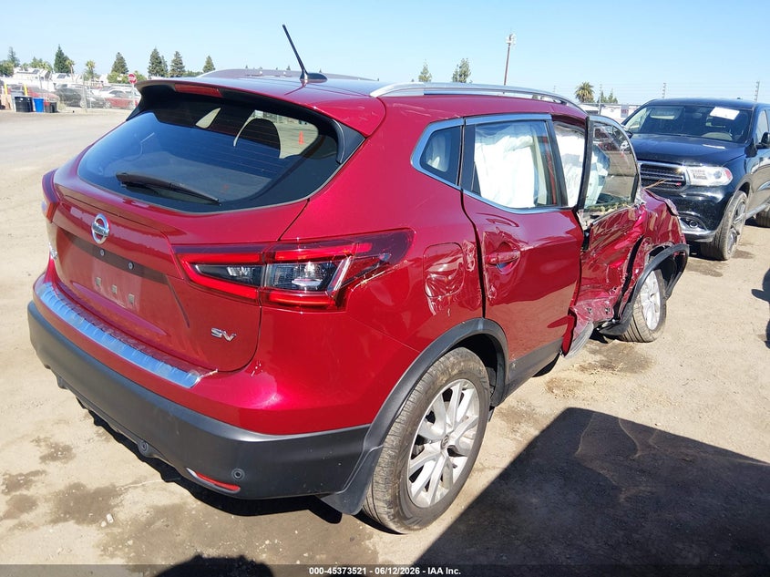 2022 Nissan Rogue VIN JN1BJ1BV9NW346883 IAAI salvage auction — SIDE, Salvage Title, sold $1,050 on 2026-07-28 (photo 4)