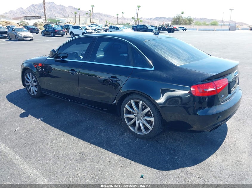 2013 Audi A4 VIN WAUEFAFL5DN022030 IAAI salvage auction — NORMAL WEAR, Regular (Nevada), sold $575 on 2026-07-24 (photo 3)