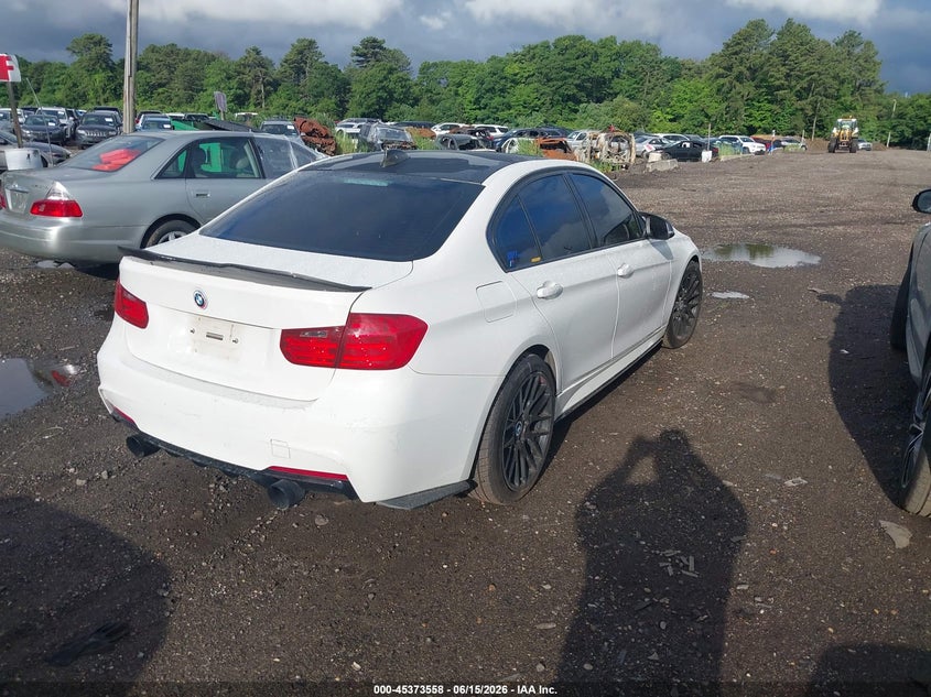 2015 BMW 3er VIN WBA3B5G52FNS12042 IAAI salvage auction — LEFT REAR, Wait Title, sold $1,700 on 2026-08-21 (photo 4)