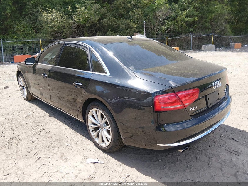 2012 Audi A8 VIN WAURVAFD2CN006606 IAAI salvage auction — FRONT END, Clear (Massachusetts), sold $525 on 2026-07-21 (photo 3)