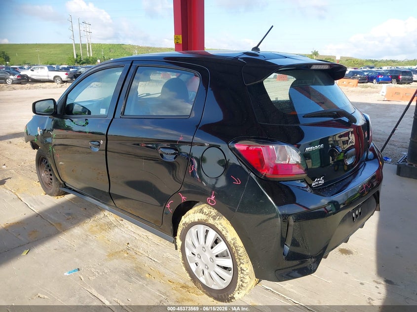 2022 Mitsubishi Mirage VIN ML32AUHJ7NH005346 IAAI salvage auction — LEFT FRONT, Salvage Title, sold $2,150 on 2026-07-21 (photo 3)