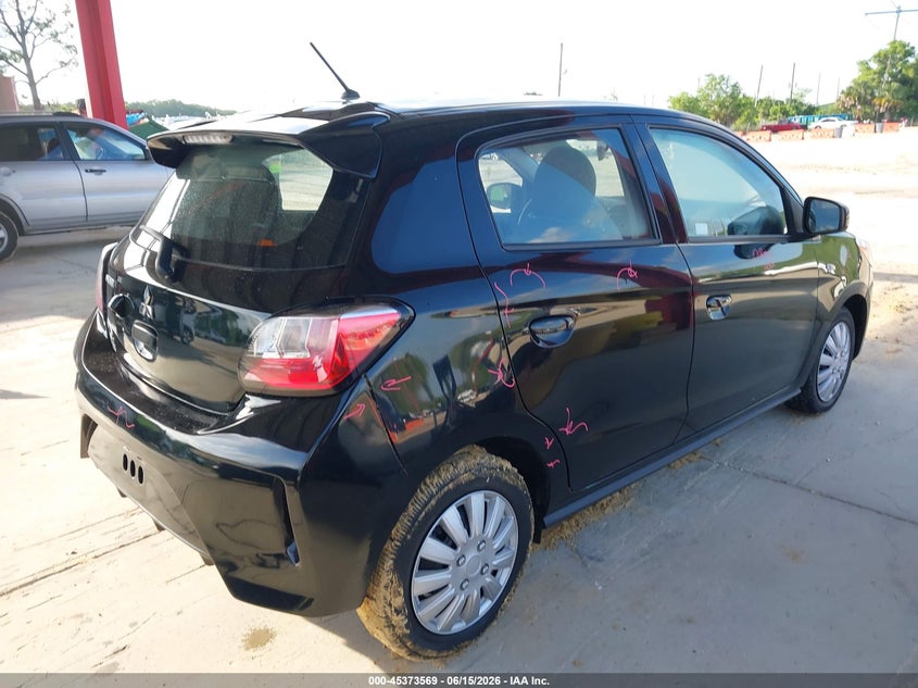 2022 Mitsubishi Mirage VIN ML32AUHJ7NH005346 IAAI salvage auction — LEFT FRONT, Salvage Title, sold $2,150 on 2026-07-21 (photo 4)