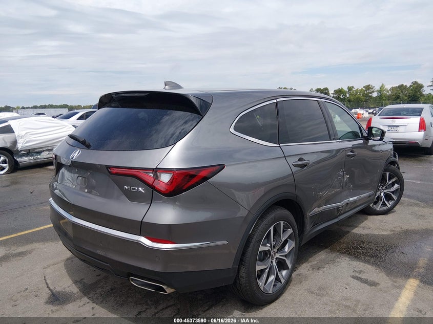 2024 Acura Mdx VIN 5J8YD9H47RL003736 IAAI salvage auction — SIDE, Salvage (South Carolina), sold $12,000 on 2026-08-01 (photo 4)