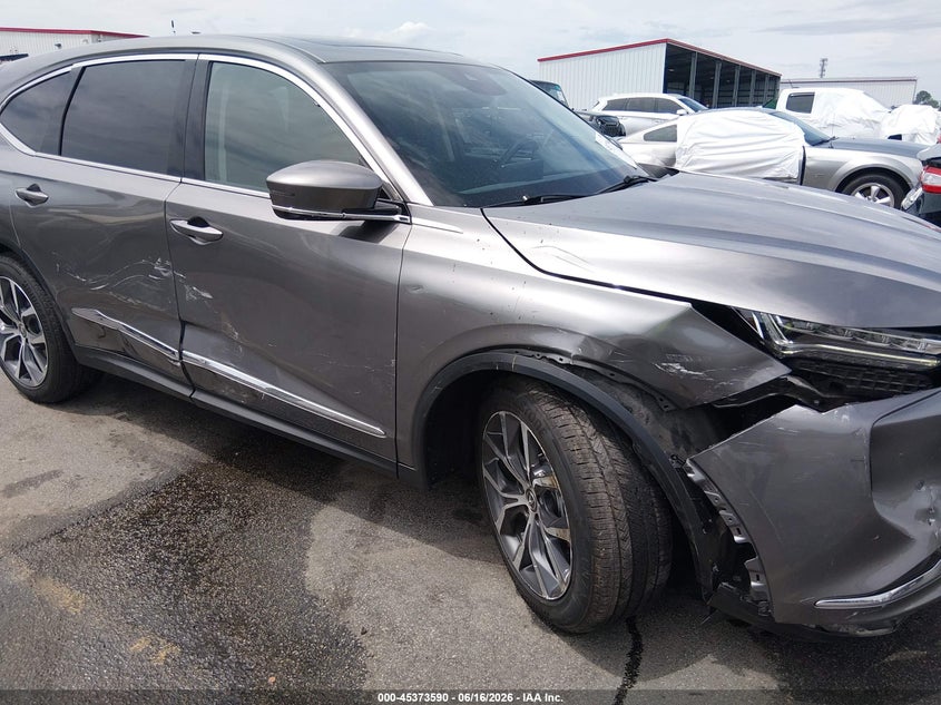 2024 Acura Mdx VIN 5J8YD9H47RL003736 IAAI salvage auction — SIDE, Salvage (South Carolina), sold $12,000 on 2026-08-01 (photo 6)
