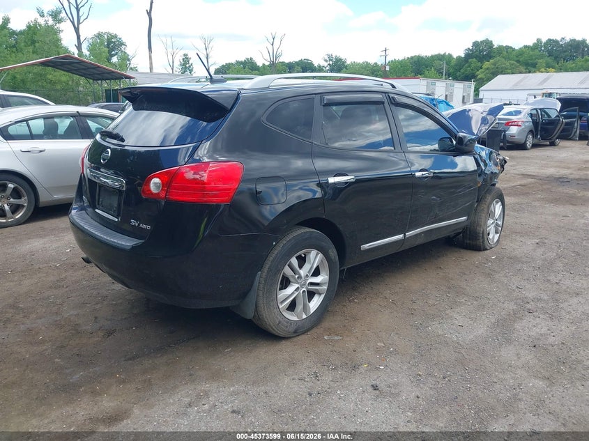 2012 Nissan Rogue VIN JN8AS5MV2CW362760 IAAI salvage auction — FRONT END, Salvage - Greater Than 75% (Maryland), sold $125 on 2026-07-28 (photo 4)