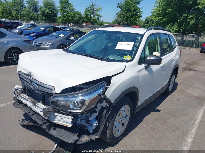 2019 Subaru Forester VIN JF2SKACC9KH452355 IAAI salvage auction — FRONT END, Salvage (New Jersey), sold $1,700 on 2026-07-27 (photo 2)