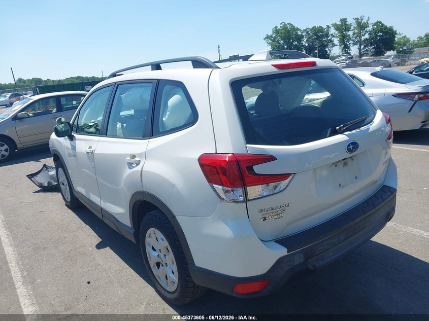 2019 Subaru Forester VIN JF2SKACC9KH452355 IAAI salvage auction — FRONT END, Salvage (New Jersey), sold $1,700 on 2026-07-27 (photo 3)