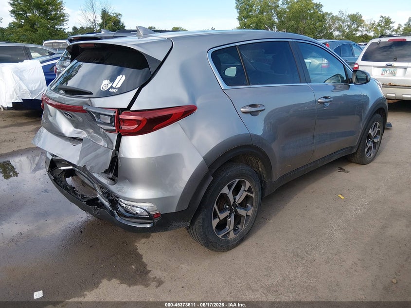 2020 Kia Sportage VIN KNDPM3AC1L7808561 IAAI salvage auction — REAR END, Salvage (Ohio), sold $4,125 on 2026-07-21 (photo 4)