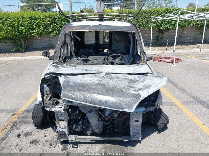 2015 Ram Promaster city VIN ZFBERFAT1F6A37478 IAAI salvage auction — TOTAL BURN, Salvage Title, sold $150 on 2026-07-14 (photo 6)