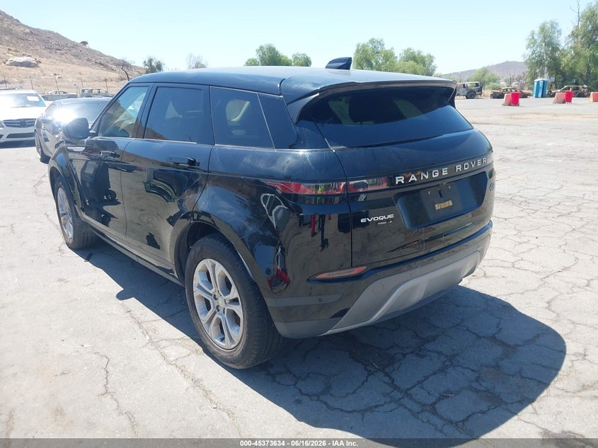 2020 Land rover Range rover evoque VIN SALZJ2FX9LH015471 IAAI salvage auction — FRONT END, Clear (California), sold $9,300 on 2026-07-07 (photo 3)