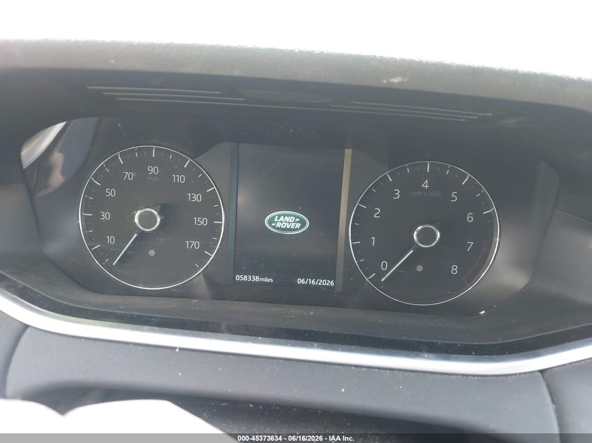 2020 Land rover Range rover evoque VIN SALZJ2FX9LH015471 IAAI salvage auction — FRONT END, Clear (California), sold $9,300 on 2026-07-07 (photo 7)