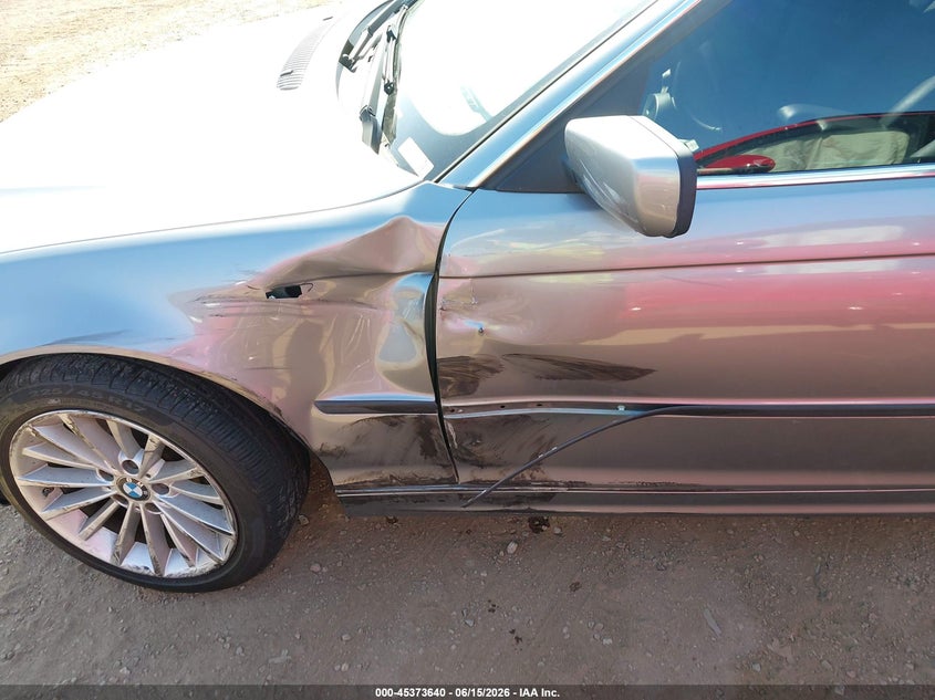 2004 BMW 3 series VIN WBAEW53414PN31878 IAAI salvage auction — LEFT FRONT, Salvage (California), sold $500 on 2026-07-27 (photo 6)