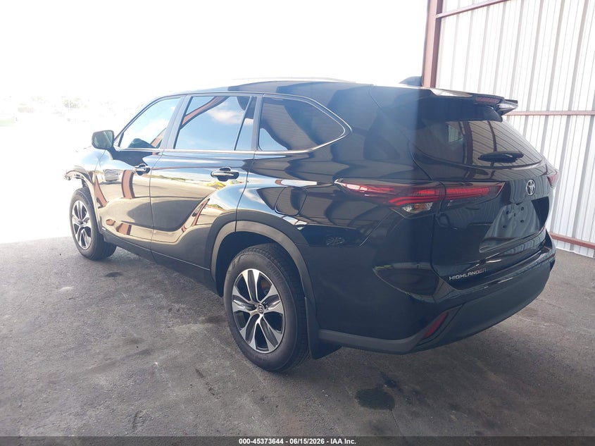 2026 Toyota Highlander VIN 5TDKBRCH0TS713135 IAAI salvage auction — FRONT END, Salvage Title, sold $25 on 2026-07-29 (photo 3)