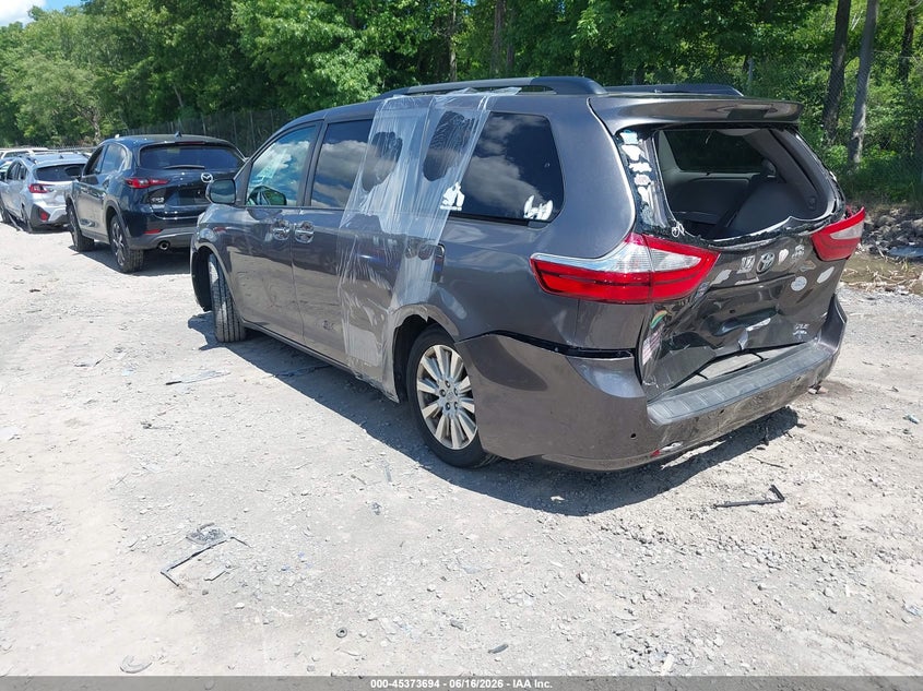 2015 Toyota Sienna VIN 5TDDK3DC8FS108258 IAAI salvage auction — REAR END, Mv-907A (New York), sold $4,150 on 2026-07-07 (photo 3)