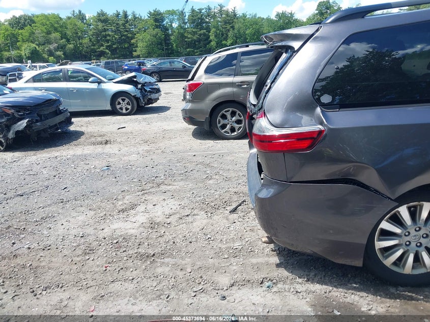 2015 Toyota Sienna VIN 5TDDK3DC8FS108258 IAAI salvage auction — REAR END, Mv-907A (New York), sold $4,150 on 2026-07-07 (photo 6)