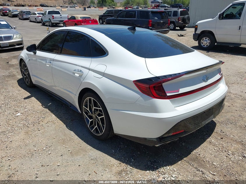 2021 Hyundai Sonata VIN 5NPEK4JC0MH106005 IAAI salvage auction — RIGHT SIDE, Salvage Title, sold $7,100 on 2026-07-27 (photo 3)