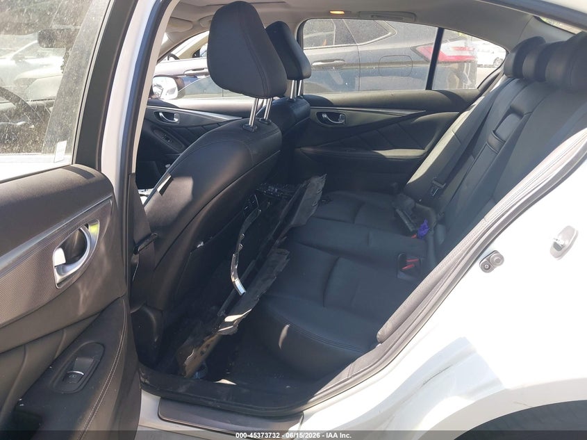 2015 Infiniti Q50 VIN JN1BV7AP2FM346151 IAAI salvage auction — FRONT END, Salvage Title, sold $2,600 on 2026-07-08 (photo 8)