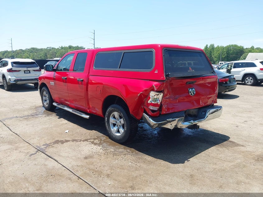 2013 Ram 1500 VIN 1C6RR6FP6DS544153 IAAI salvage auction — LEFT REAR, Salvage - Greater Than 75% (Maryland), sold $1,400 on 2026-08-28 (photo 3)